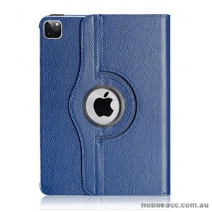 360 Degree Rotating Case for Apple iPad Pro 11 inch 2020  Navy Blue