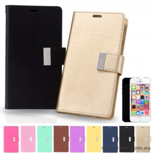 Mercury Goospery Rich Diary Wallet Case for iPhone 5/5S/SE