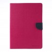 Mercury Goospery Fancy Diary Wallet Case for iPad Air - Hot Pink
