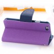 iPhone 6/6S Korean Mercury Fancy Diary Wallet Case - Purple