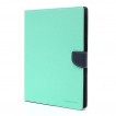 Korean Mercury Fancy Diary Wallet Case for Apple iPad mini 4 Green