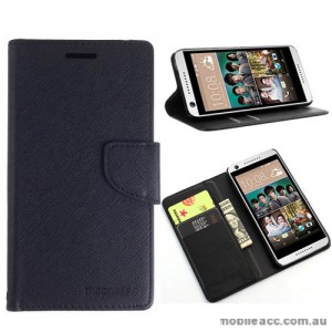 Mooncase Stand Wallet Case For HTC Desire 650 - Black