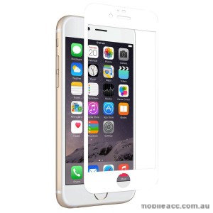 2.5D Full Cover Tempered Glass Screen Protector for Apple iPhone 6/6S Whitex2