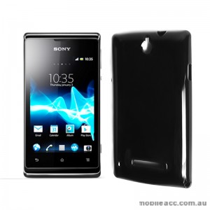 TPU Gel Case for Sony Xperia E Dual - Black
