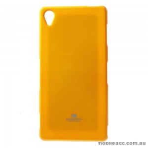Korean Mercury TPU Case Cover for Sony Xperia Z5 Yellow