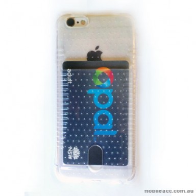 Anti-Shock Bumper TPU Soft Card Case for iPhone 6/6S Clear