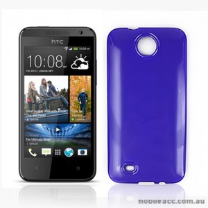 TPU Gel Case Cover for HTC Desire 300 - Purple