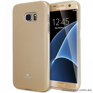 Mercury Pearl TPU Jelly Case for Samsung Galaxy S7 Edge Gold