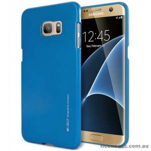 Mercury Goospery iJelly Gel Case For Samsung Galaxy S7 Edge - Royal Blue