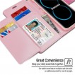 Mercury Rich Diary Wallet Case for Samsung Galaxy S8 Hot Pink