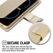 Mercury Rich Diary Wallet Case for Samsung Galaxy S8 Gold