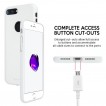Genuine Mercury Goospery Soft Feeling Jelly Case Matt Rubber For iPhone 7 Plus - White