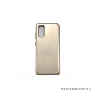 Mercury Pearl TPU Jelly Case for Samsung S20 6.2 inch  Gold