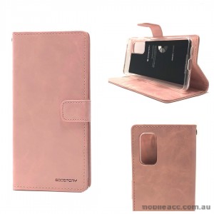 Bluemoon Diary Wallet Case For Samsung A71 6.7 inch  A715  Rose Gold