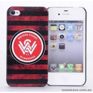 Licensed A-League Western Sydney Wanderers Grunge Back Case for iPhone 4/4S