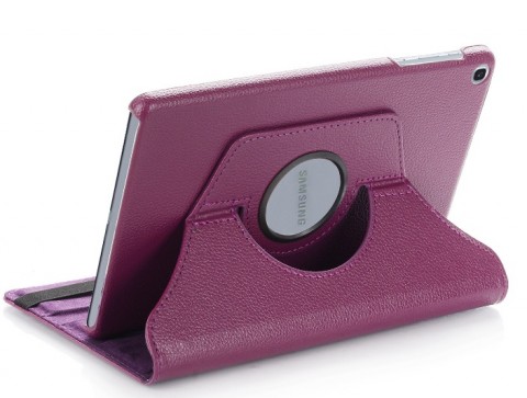 360 Degree Rotary Flip Case for New Ipad 9.7  2018  Purple