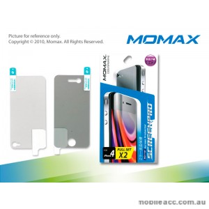 Momax Mirror Screen Protector for Apple iPhone   4/4S   (Full Set)