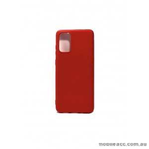 Hana Soft Feeling Jelly Case For Samsung S20 6.2 inch  Red