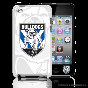 NRL Licensed Canterbury Bankstown Bulldogs Watermark Back Case for iPod Touch 4