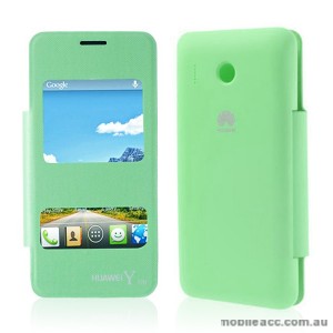 S View Flip Cover for Huawei Y320 - Green